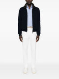 Moorer zip-up fleece jacket