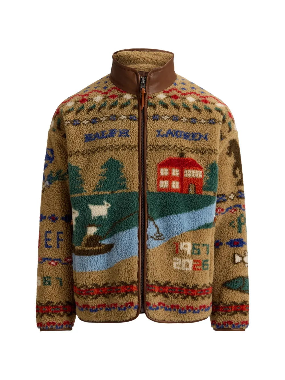 Polo Ralph Lauren Graphic Intarsia Fleece Sweatshirt