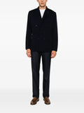 Lardini double-breasted knit blazer