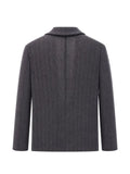Tombolini pinstripe-pattern notched-lapel jacket