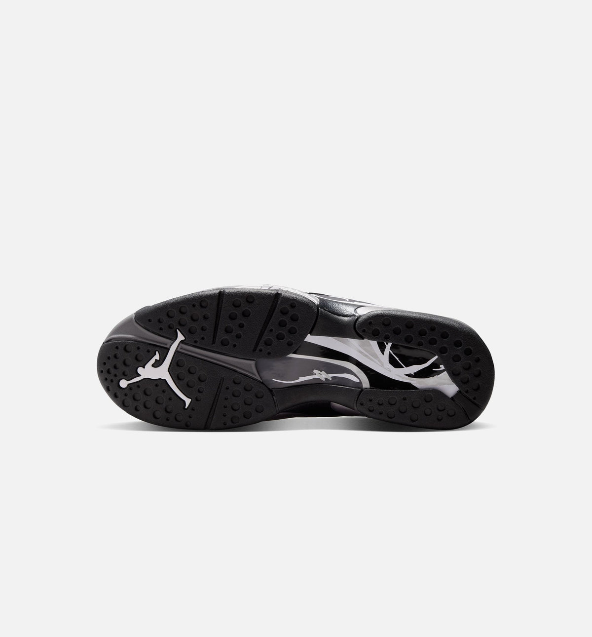 Air Jordan 8 Retro 'Chrome' - Men's Lifestyle Sneaker (Black/White/Light Graphite)