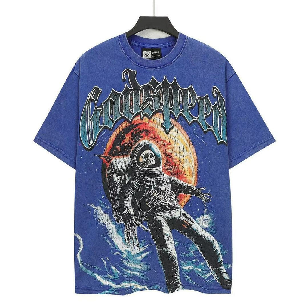 Godspeed Space Tour Astronaut Graphic T-Shirt